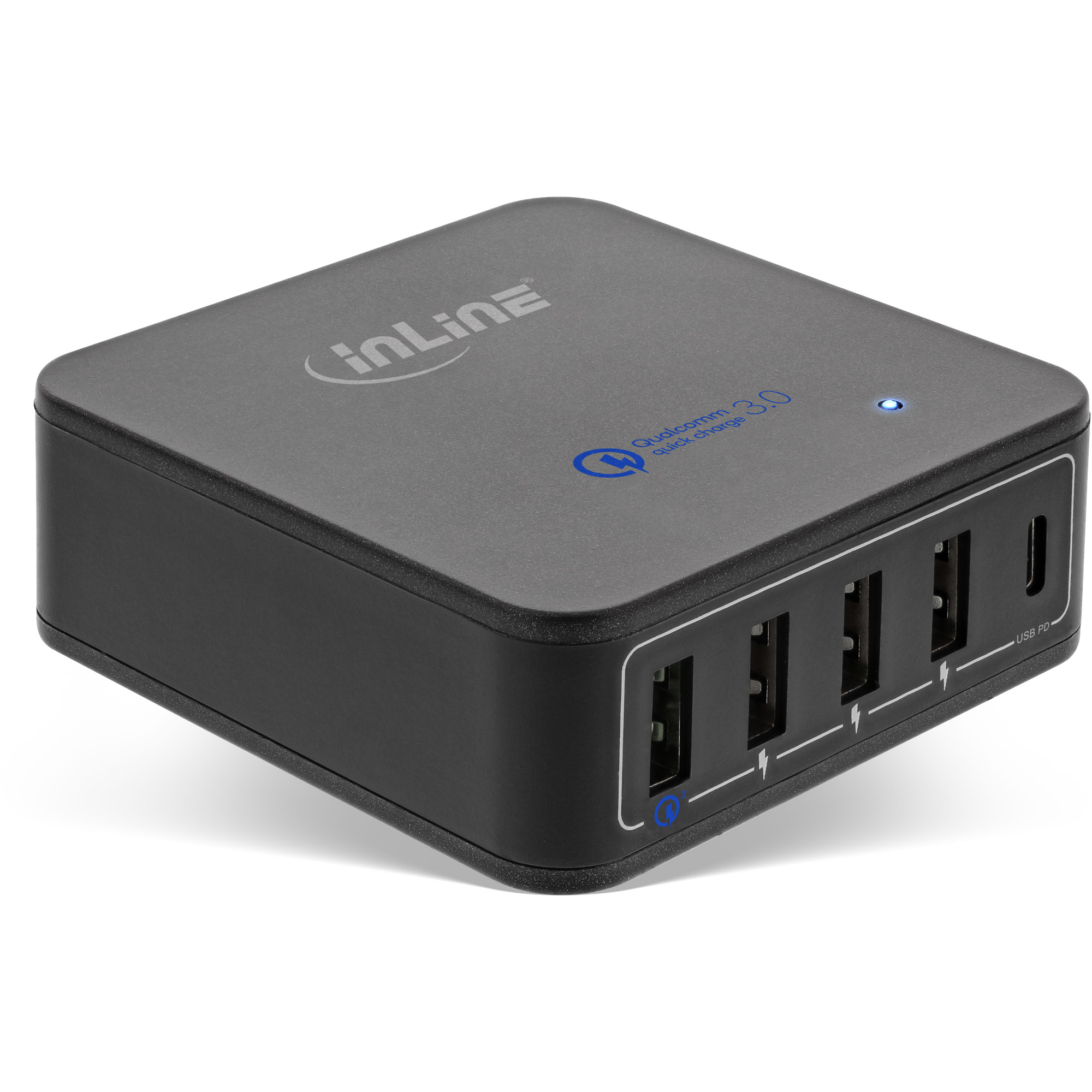 InLine 31515A mobile device charger Mobile phone Black AC Fast charging – image 4