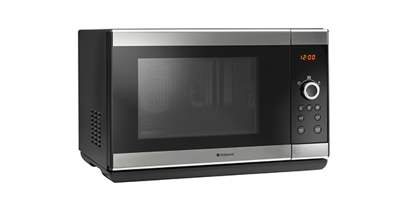 Hotpoint MWH2824X microwave Black, Stainless steel Countertop – image 4