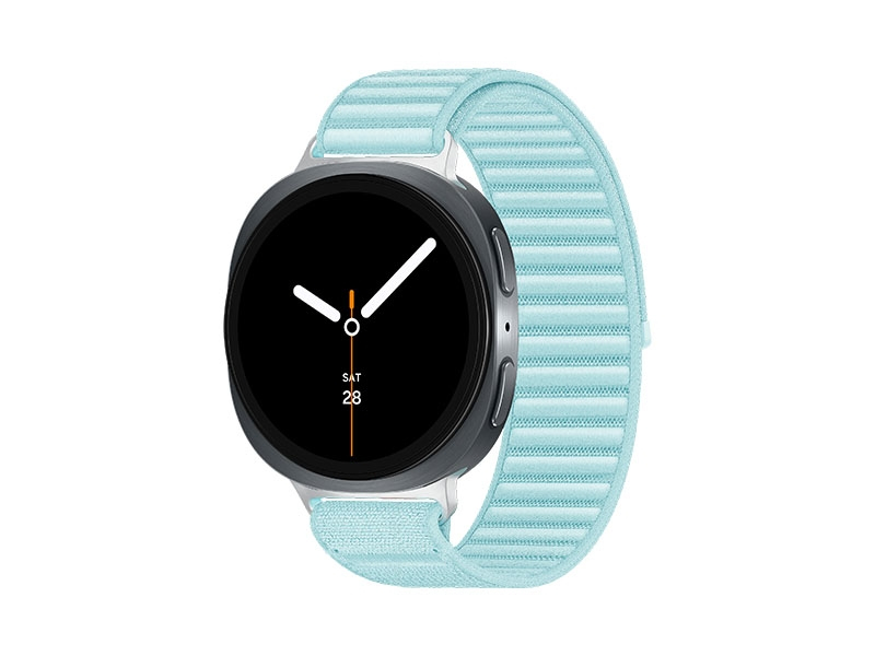 Samsung Galaxy Watch 8, Bluetooth, 44mm, Sport Band, Graphite, S/M + Fabric Band, Mint, S/M