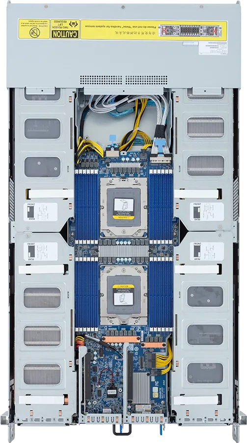 GIGABYTE G293-Z42-IAP1 AMD SoC Socket SP5 Rack (2U) Black, Steel – image 4