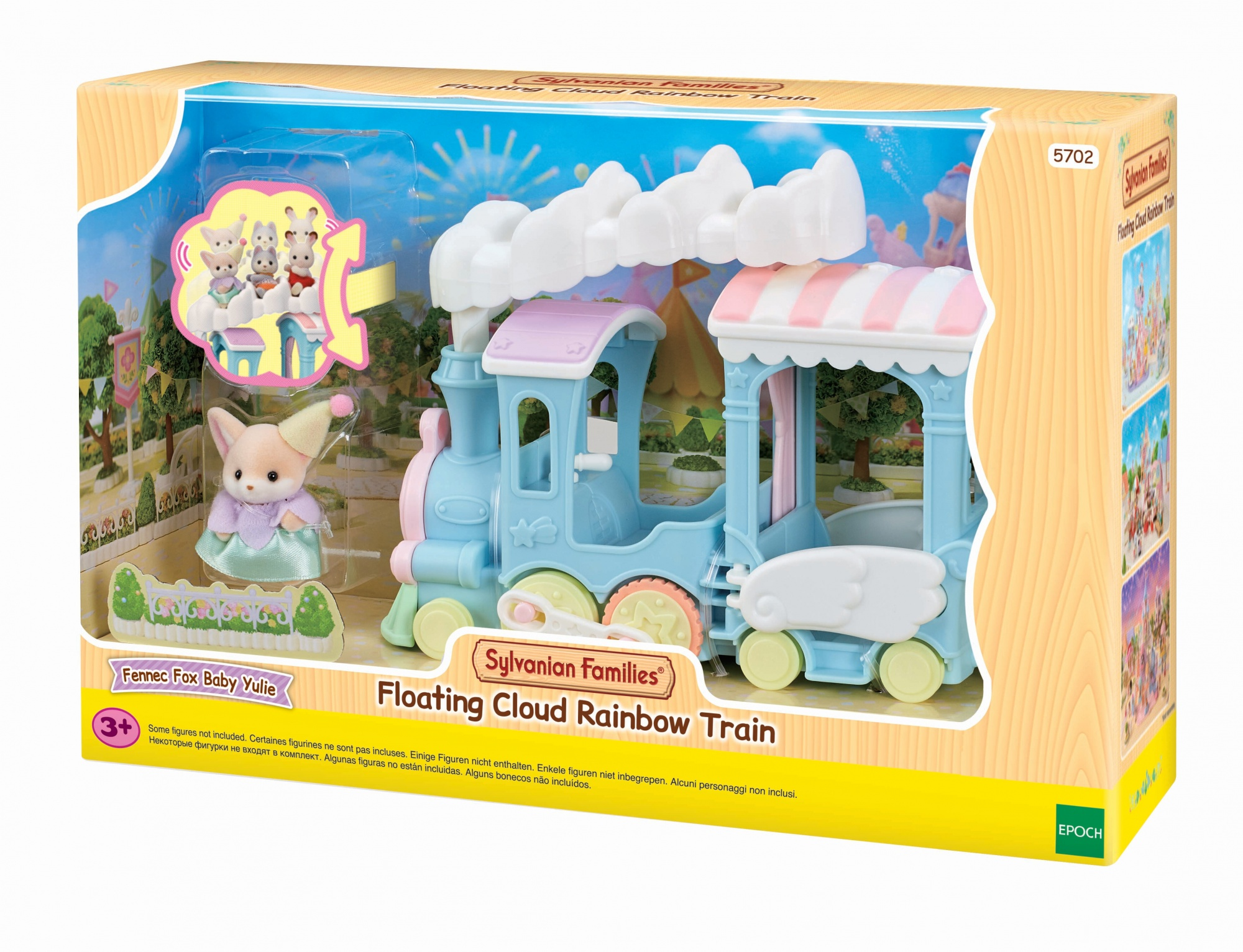 Resim Sylvanian Families Yüzen Bulut Gökkuşağı Treni