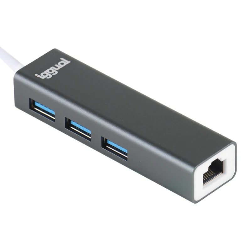 iggual IGG319253 laptop dock/port replicator Wired USB 3.2 Gen 1 (3.1 Gen 1) Type-C Black – image 3