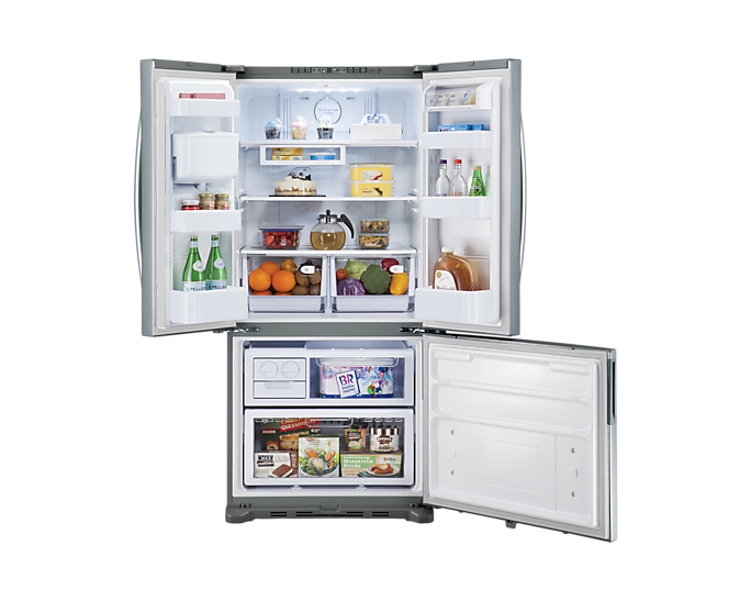 Samsung RF62JBSL1 side-by-side refrigerator Freestanding – image 2