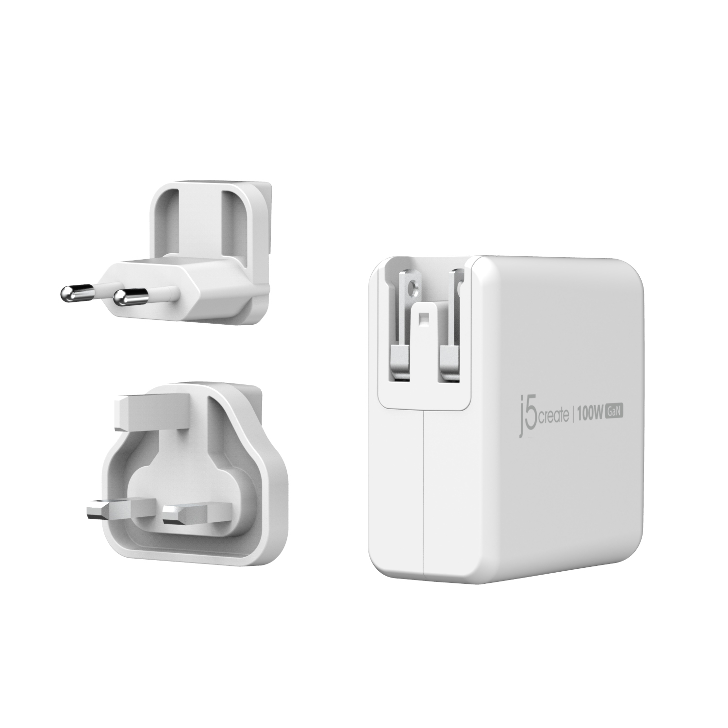 j5create JUP53100 100W GaN USB-C® 5-Port Charger – image 9