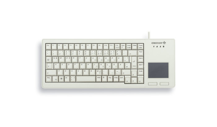 CHERRY XS Touchpad Tastatur Universal USB QWERTZ Deutsch Grau