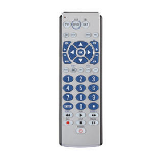Zenith ZB310 remote control IR Wireless DVD/Blu-ray, SAT, TV Press buttons
