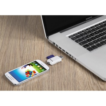 Hama 00123949 card reader USB 2.0 White – image 4