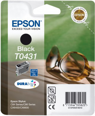 Epson Sunglasses Singlepack Black T0431 DURABrite Ink High Capacity – image 2
