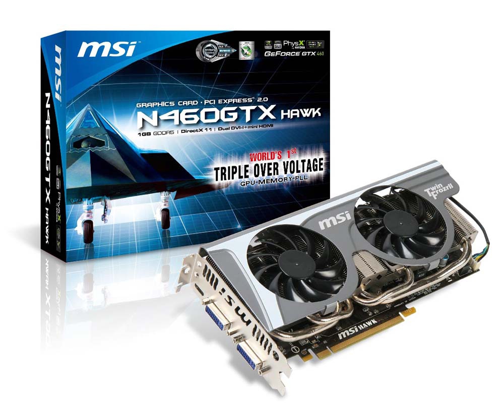 MSI V238-001R graphics card GeForce GTX 460