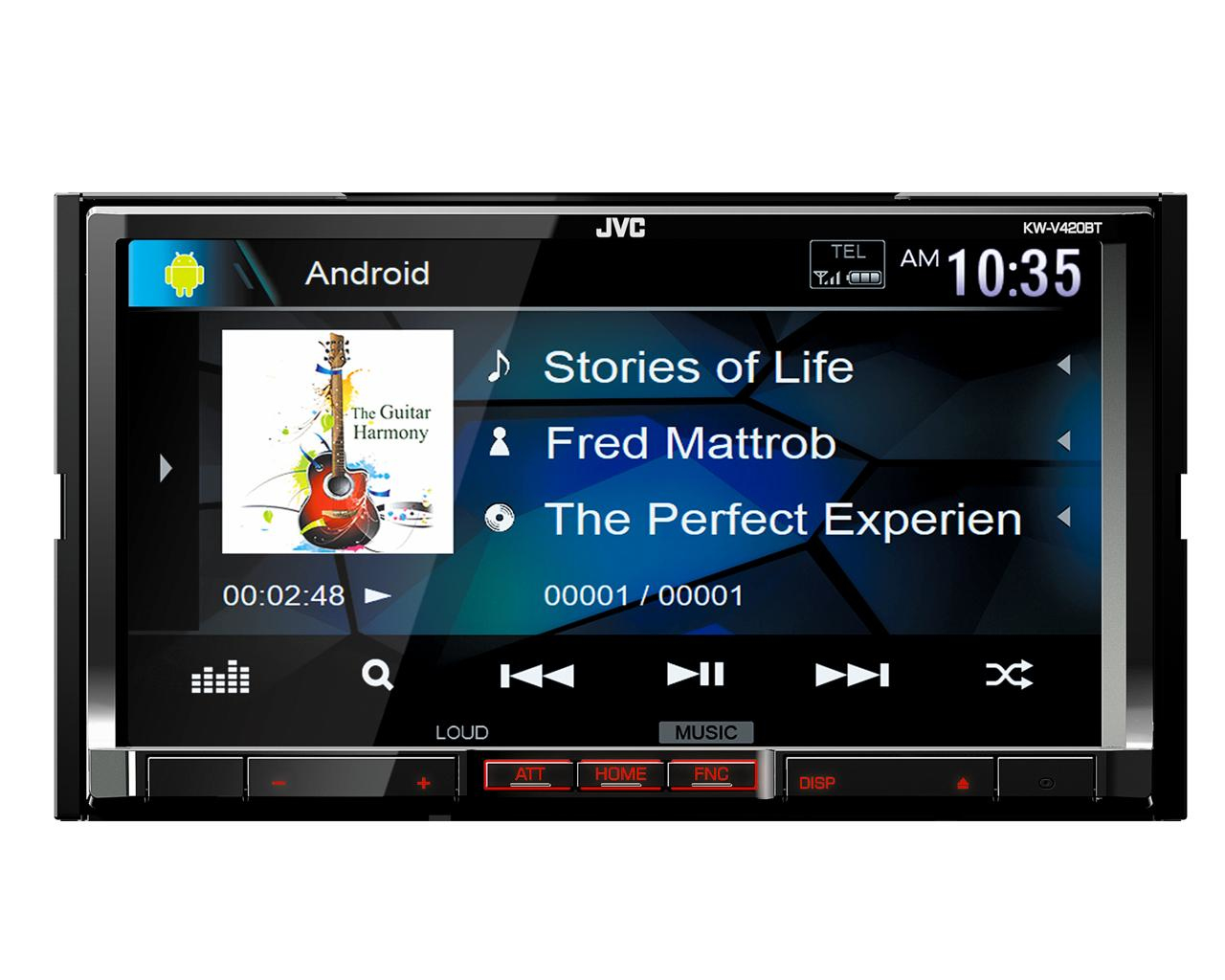 JVC KW-V420BTE car media receiver Black – image 2