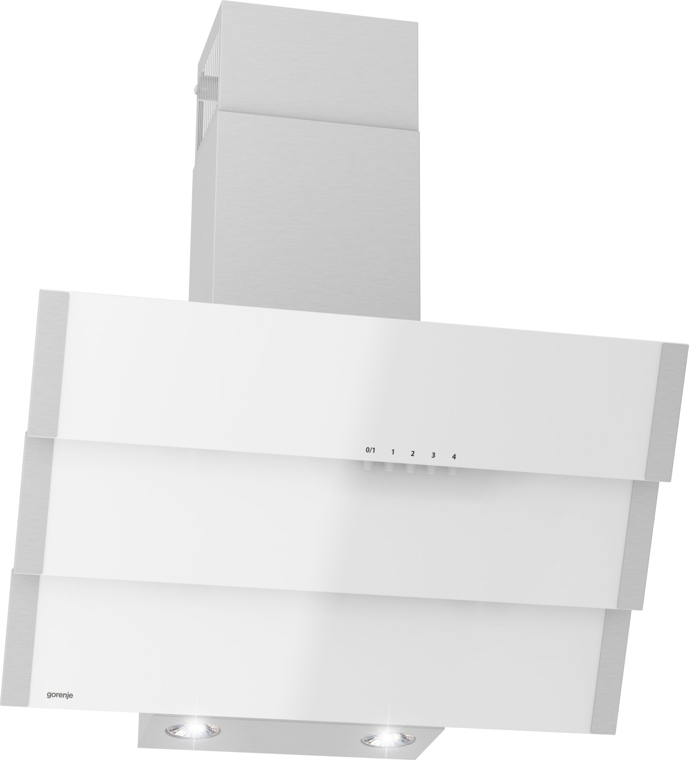 Gorenje DVG600ZWE cooker hood Wall-mounted White 305 m³/h