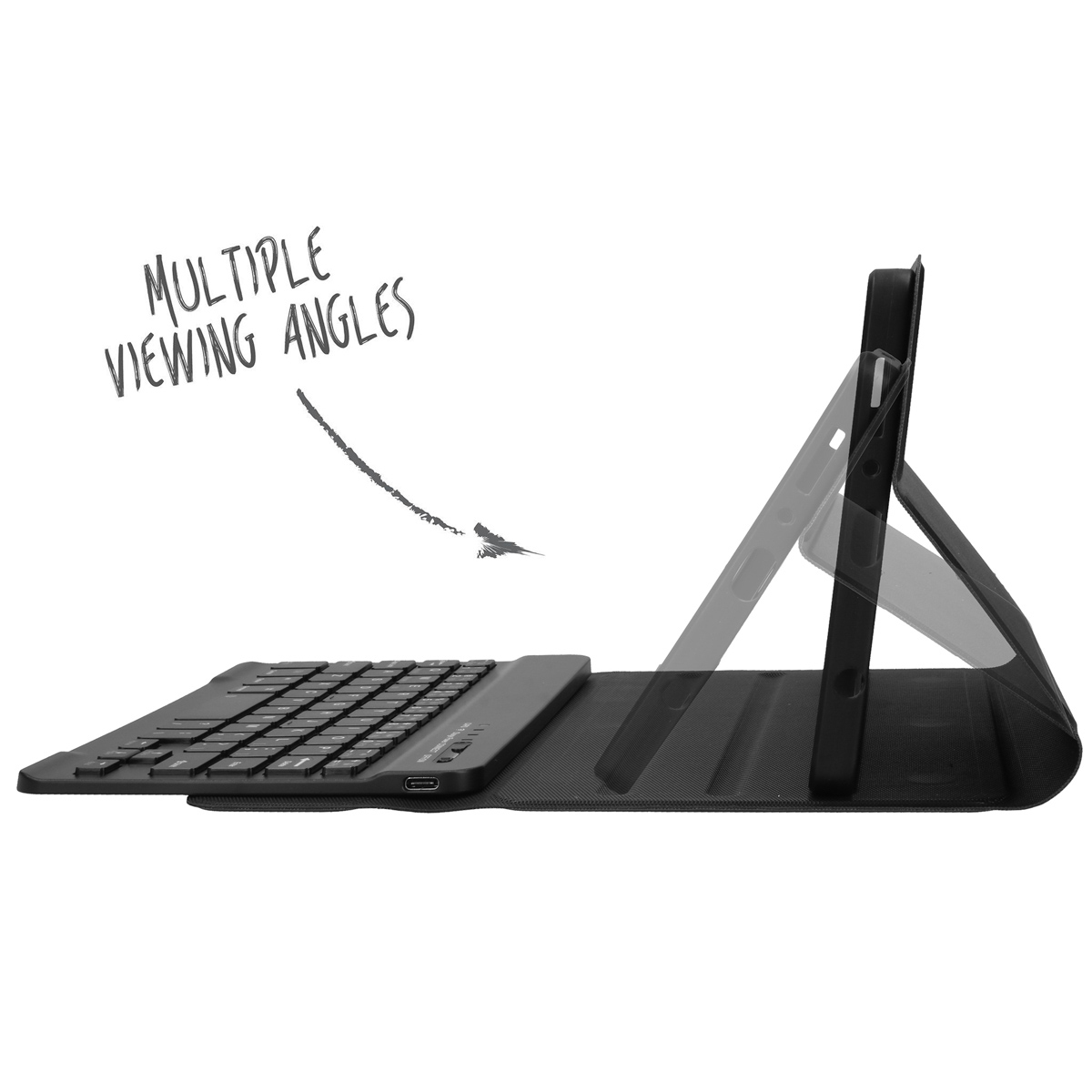 Accezz SH00069646 mobile device keyboard QWERTY Bluetooth Black – image 5