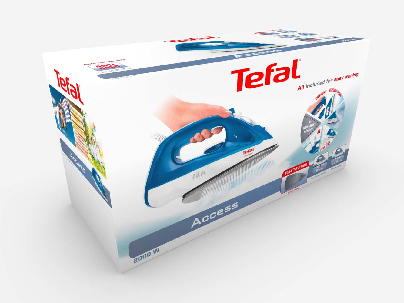 Tefal Access Easy FV1511 iron Dry & Steam iron – image 7