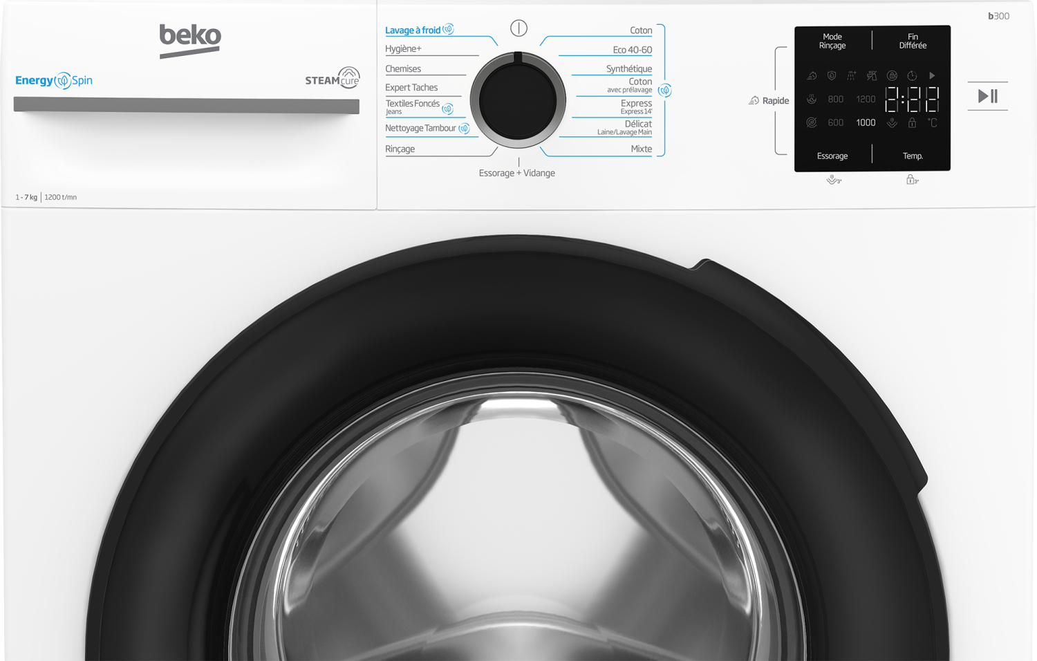 Beko b300 BM3WFU37211B washing machine Front-load – image 9