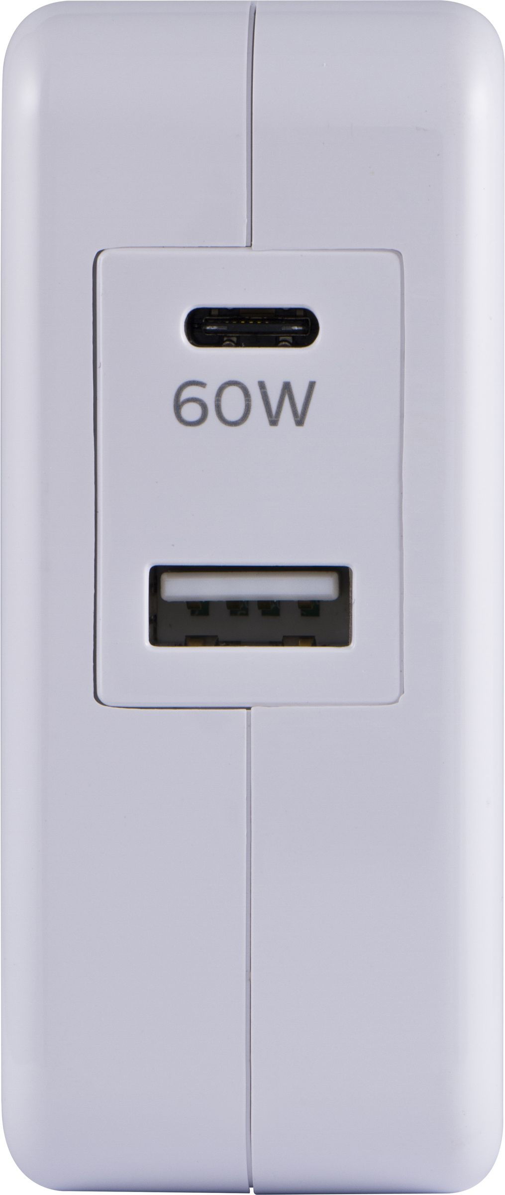 صورة شاحن Philips DLP2607Q/37 داخلي يعمل بتيار متردد، أبيض، 1x USB 2.0، 1x USB Type-C