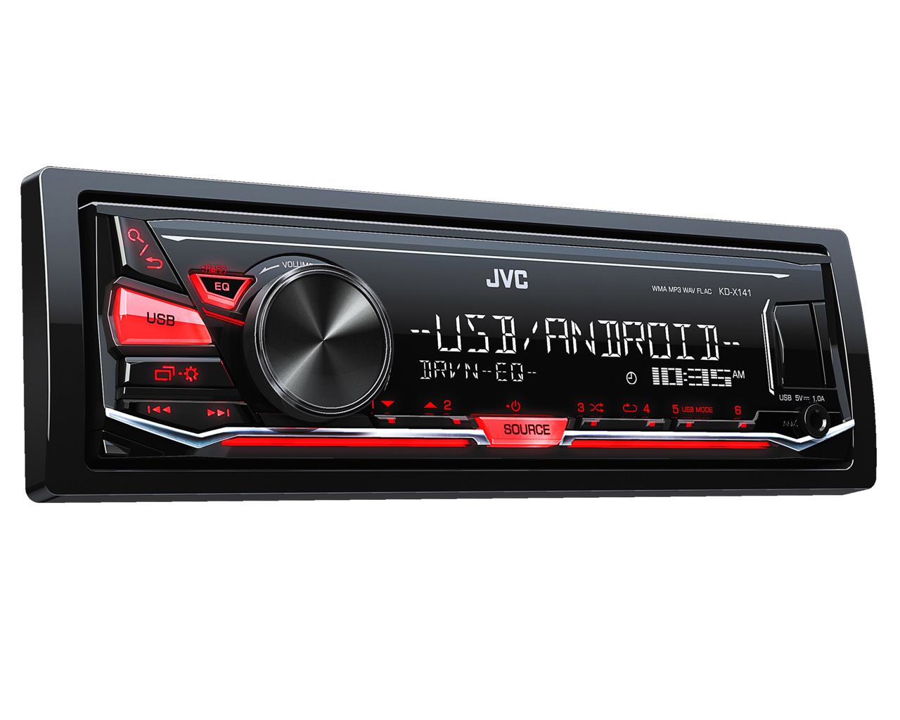 JVC KD-X141 car media receiver Black – image 2