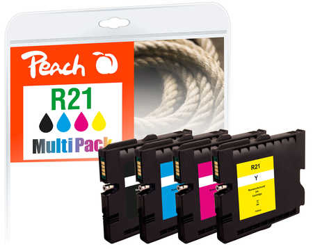 Peach PI400-97 ink cartridge 4 pc(s) Compatible Black, Cyan, Magenta, Yellow