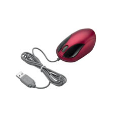 Targus KIT Mini Optical Mouse Red + Notepack + Security Cable