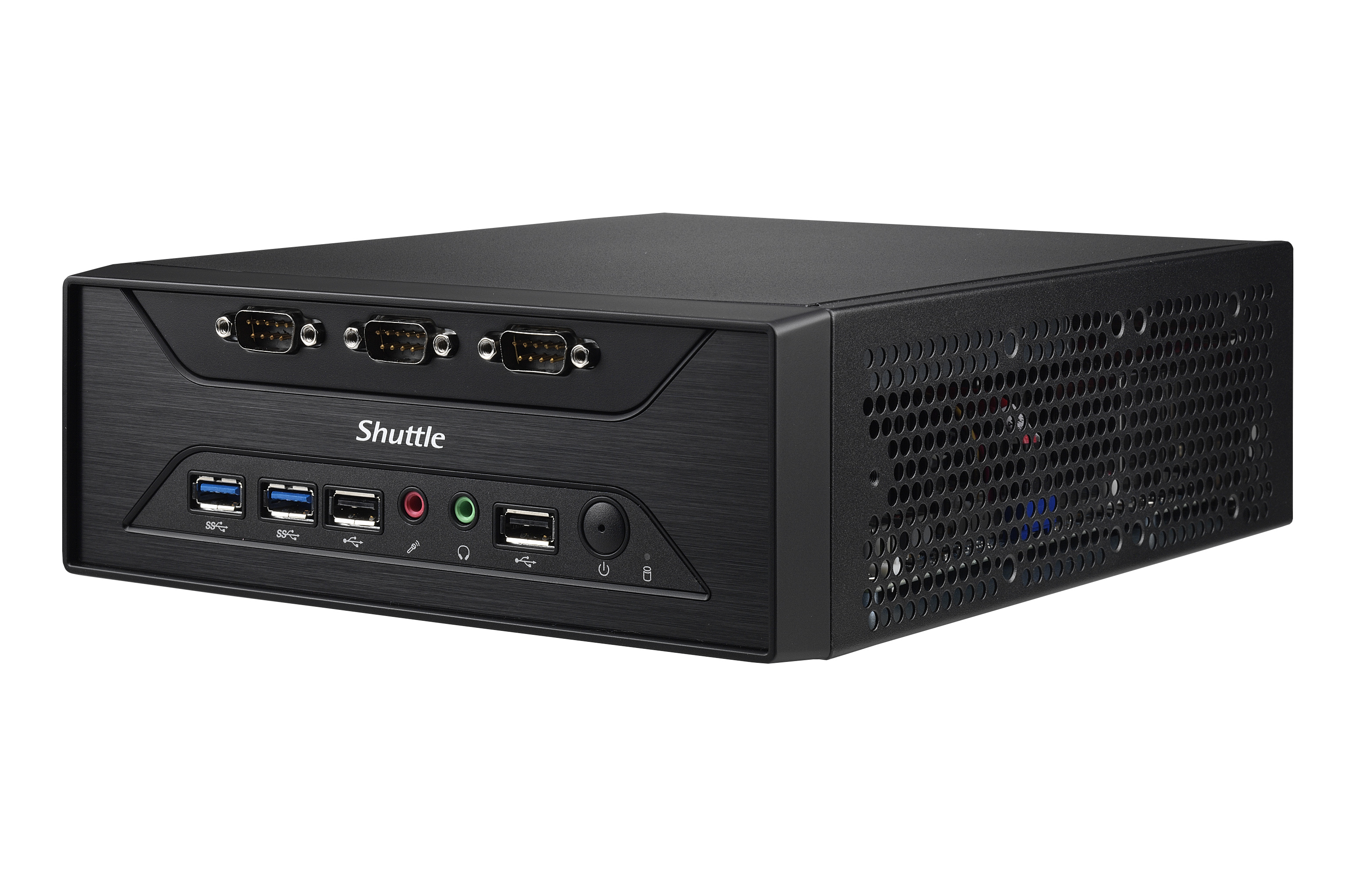Shuttle XPС slim XC60J PC/workstation barebone 3L sized PC Black J3355 Intel SoC BGA 1296 2 GHz image 2