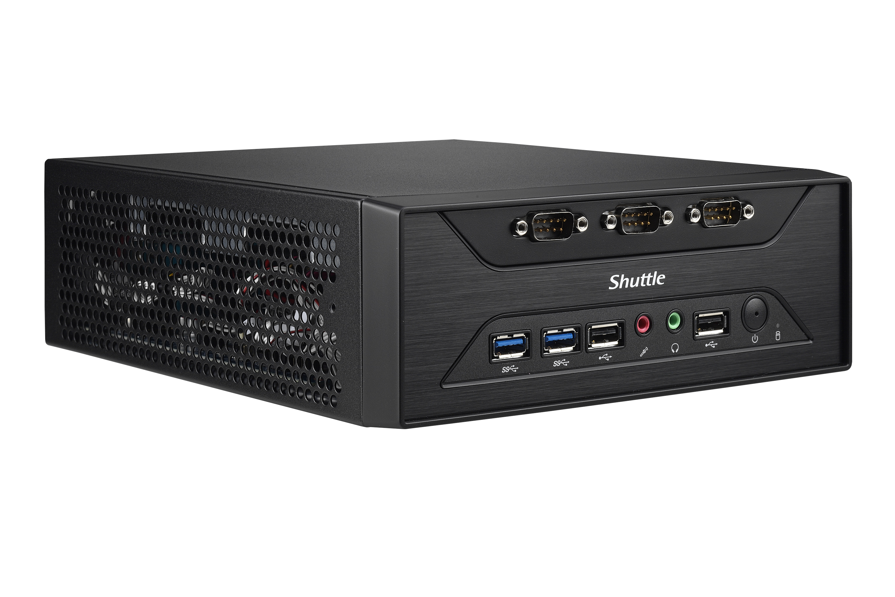 Shuttle XPС slim XC60J PC/workstation barebone 3L sized PC Black J3355 Intel SoC BGA 1296 2 GHz image 1