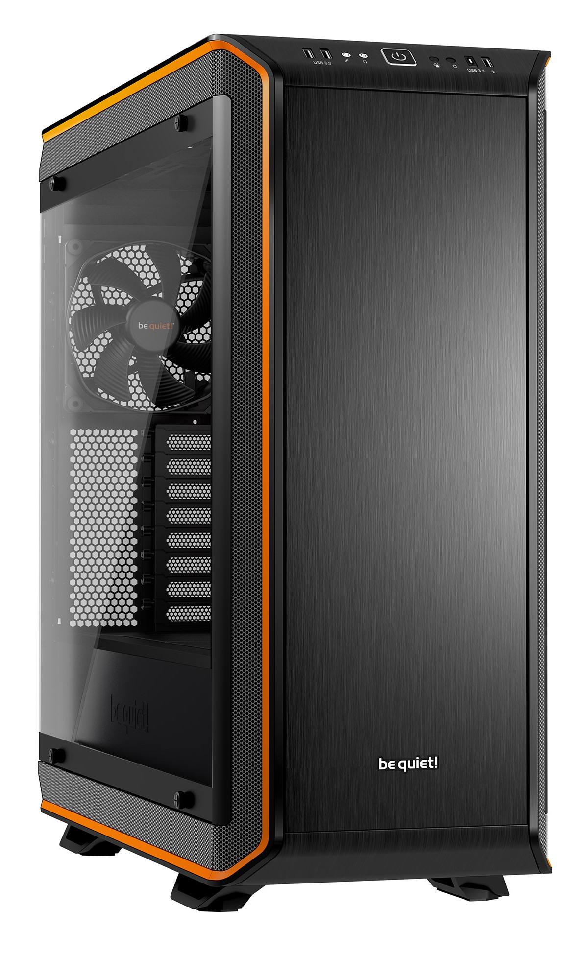 be quiet! Dark Base Pro 900 rev. 2 Full Tower Svart, Orange