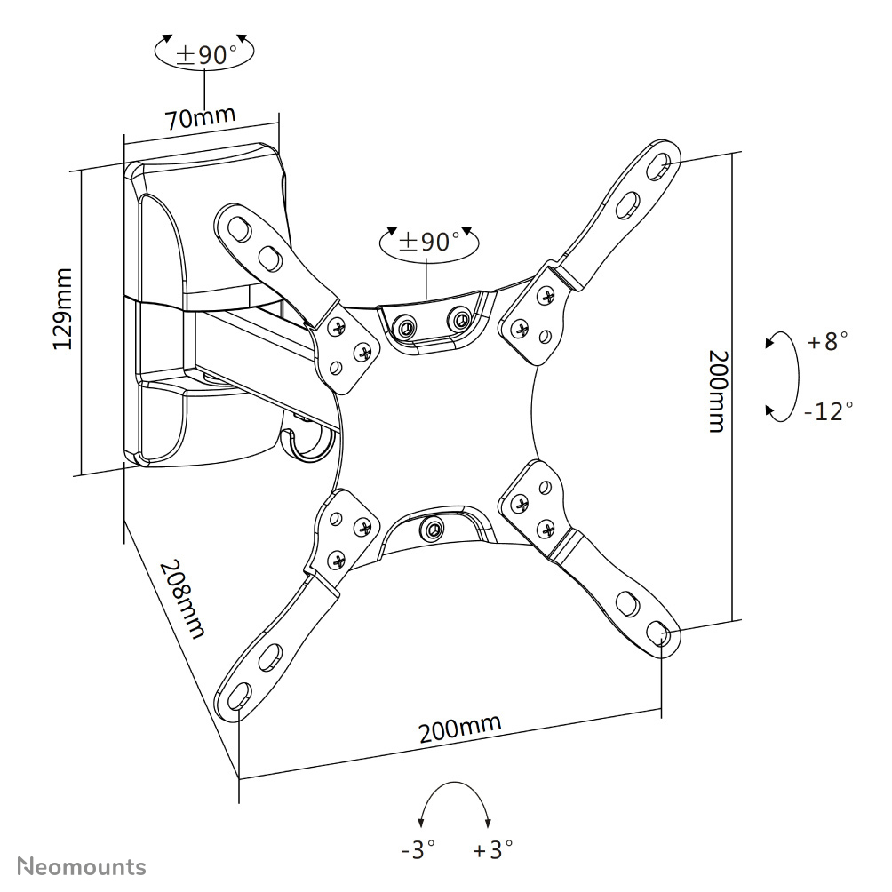 Neomounts tv wall mount – image 7