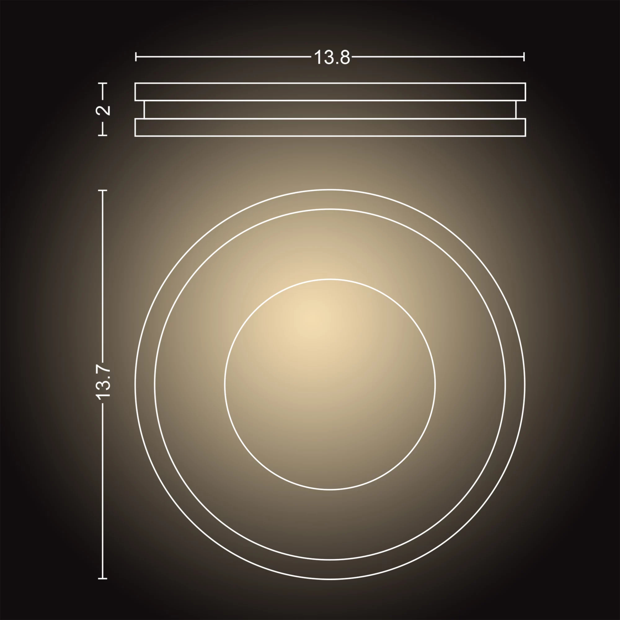 Philips by Signify Philips Hue White ambience 046677570873 smart lighting Smart ceiling light Bluetooth/Zigbee – image 3