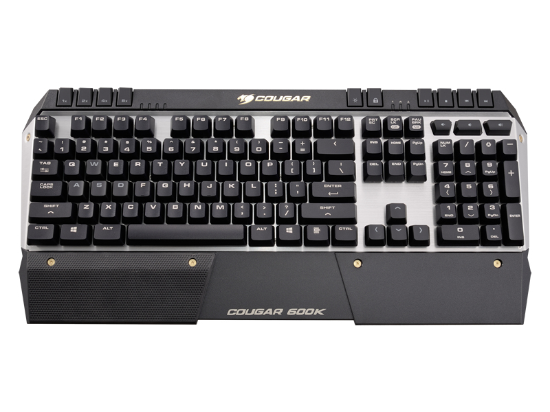 COUGAR 600K keyboard Gaming USB Black, Silver – image 1