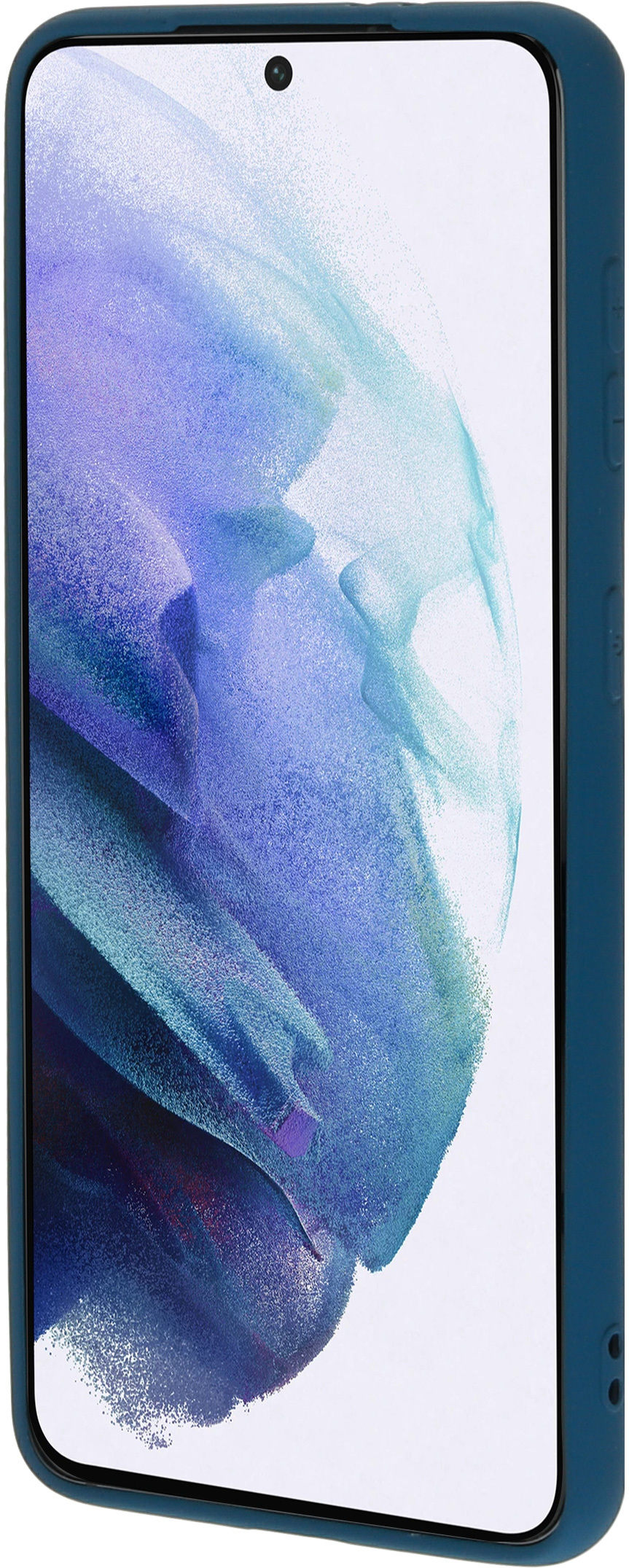 Mobiparts Silicone Cover Samsung Galaxy S21 Blueberry Blue – image 5