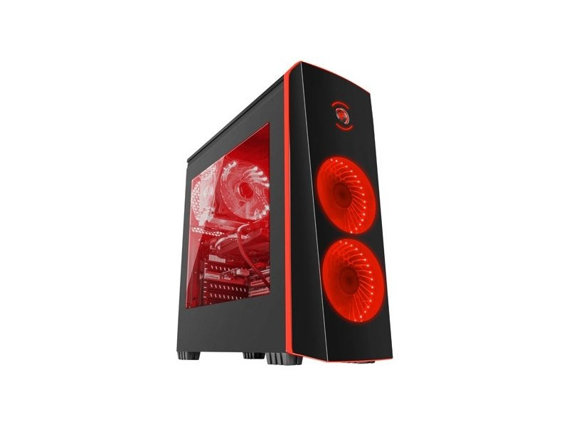 GENESIS Titan 700 Tower Black, Red image 2