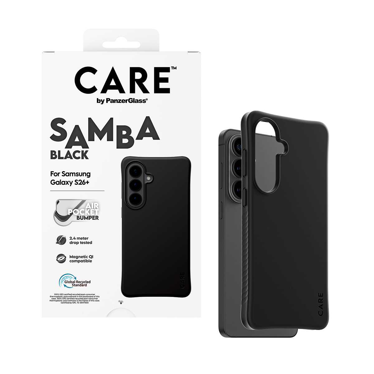 PanzerGlass CARE™ by PanzerGlass® Samba Case Black w. Qi Samsung Galaxy S26+ – image 5