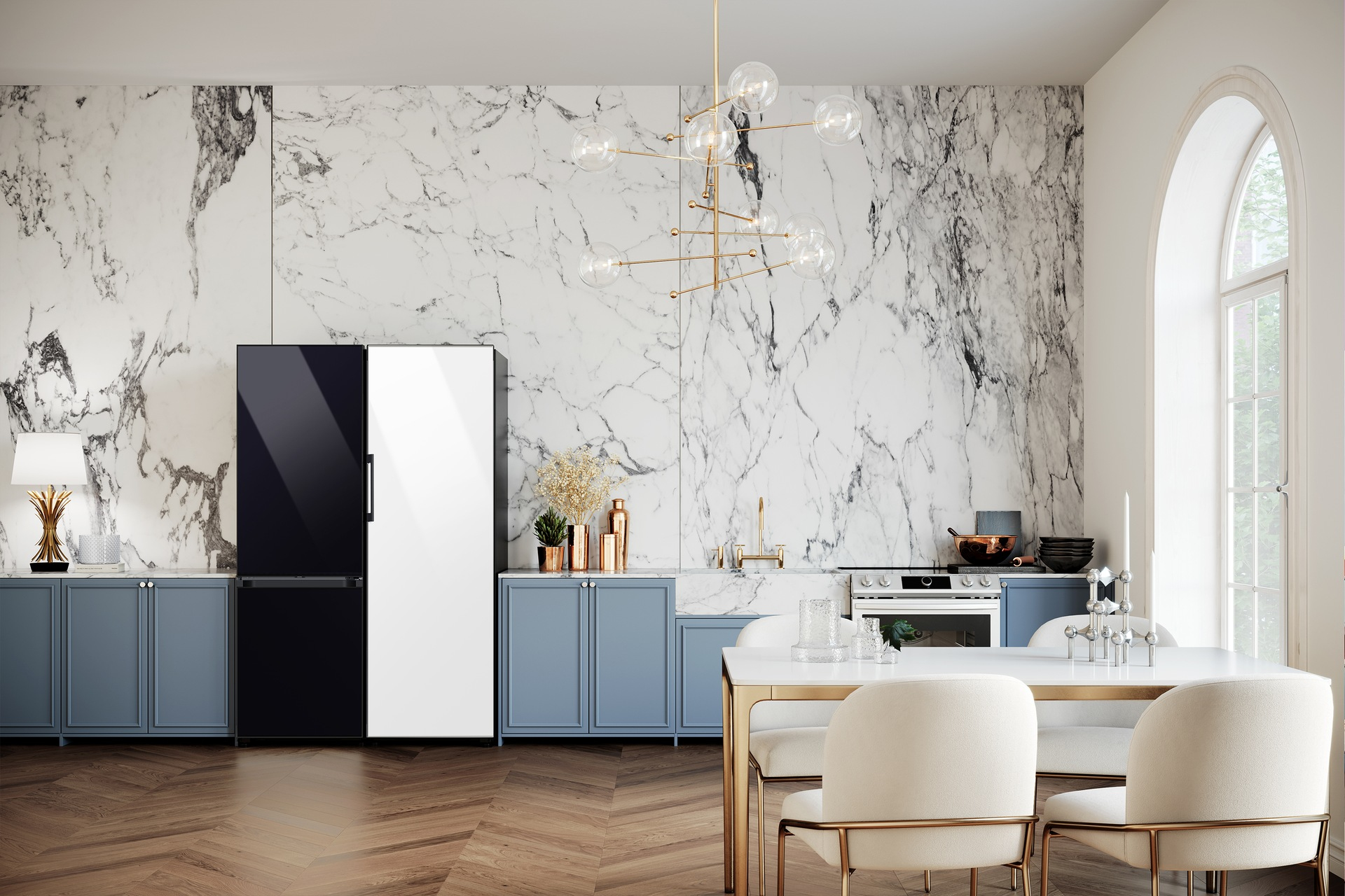 Samsung Bespoke RZ32A74A501/EU Tall One Door Freezer with SpaceMax™ Technology - Cotta White – image 6