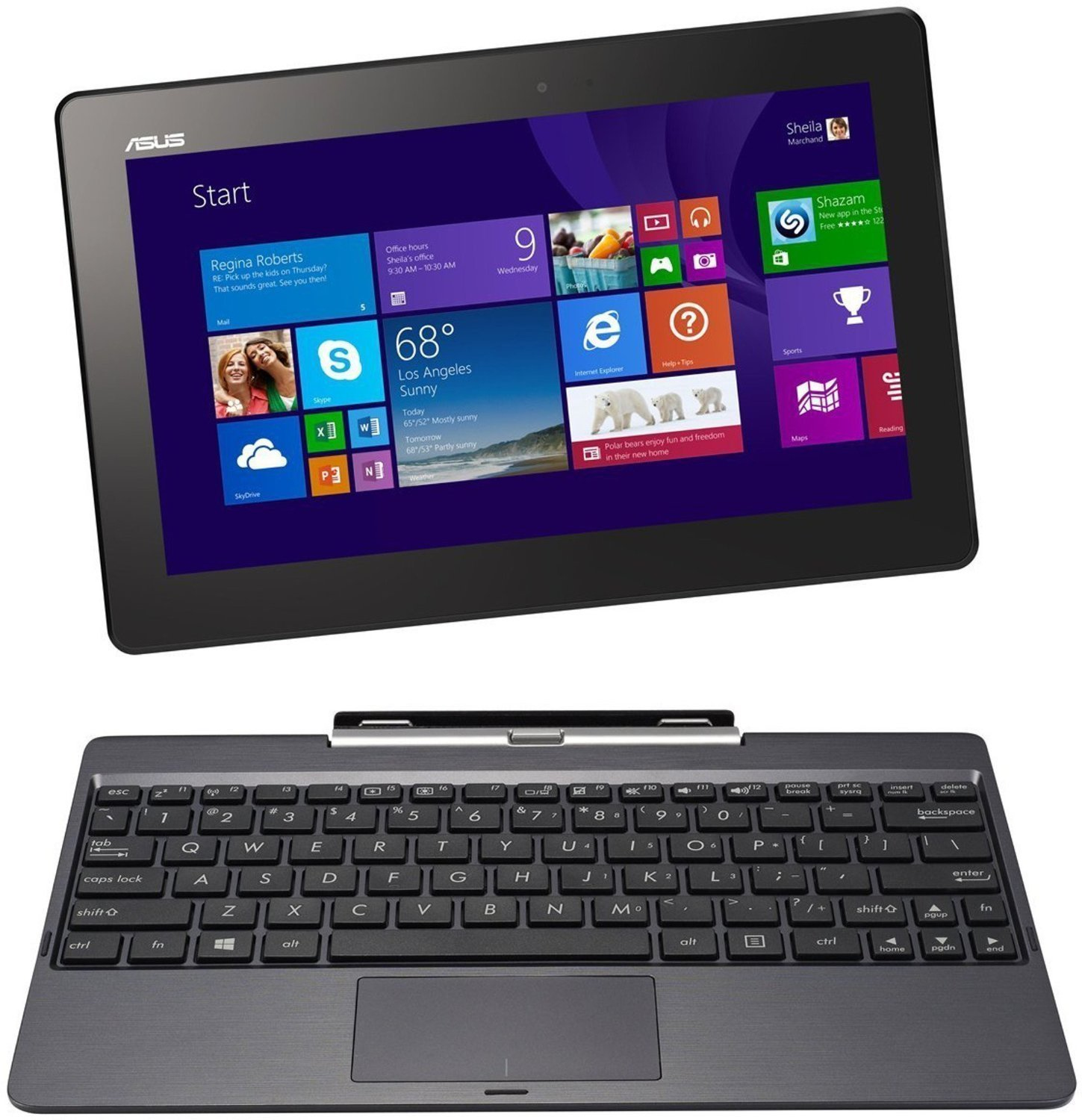 ASUS Transformer Book H100TAM-DK022P laptop Intel Atom® Z3775 Hybrid (2-in-1) – image 4