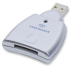 Manhattan 701006 card reader USB 1.1 Silver – image 1