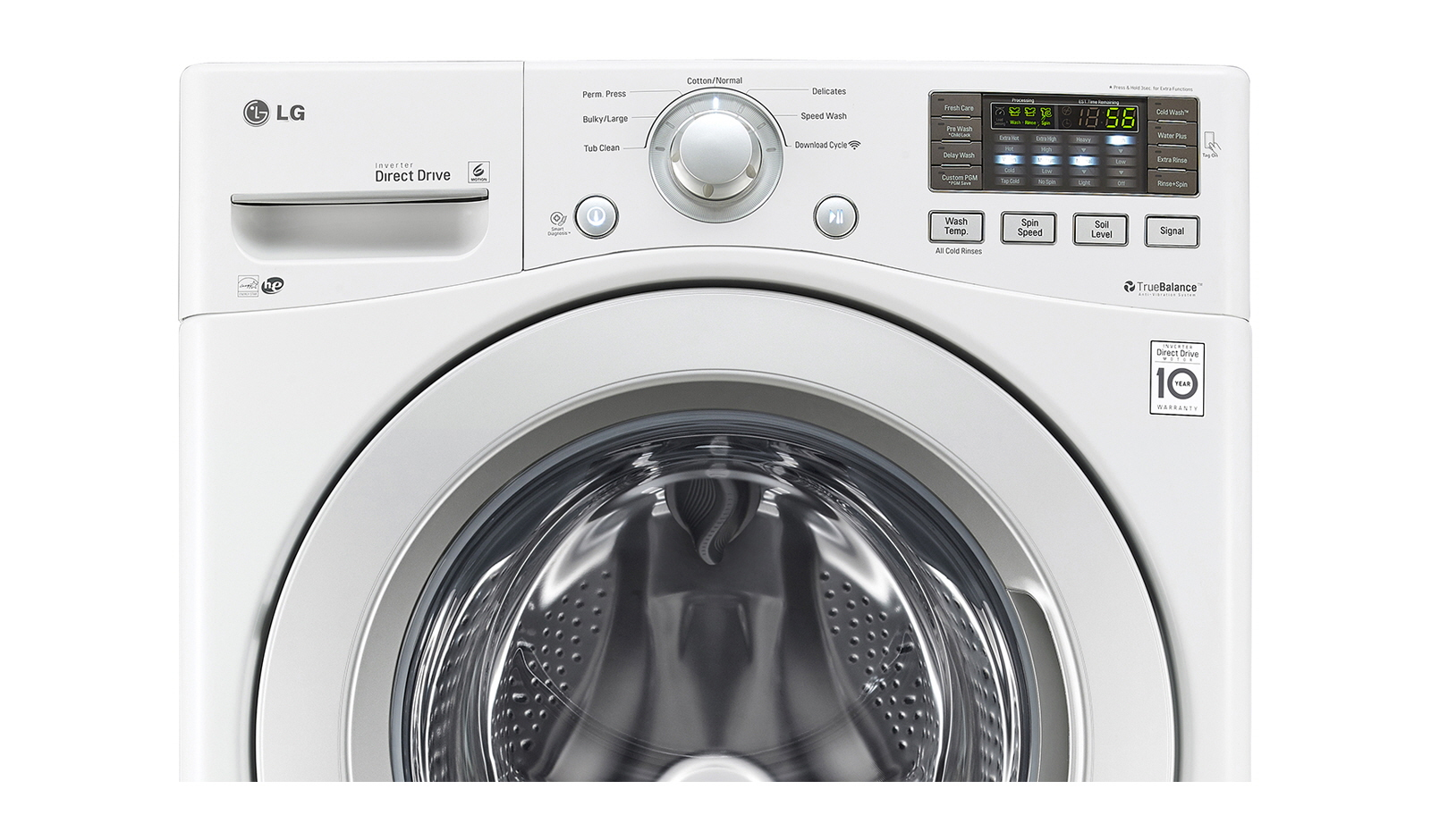 LG WM3170CW washing machine Front-load 1300 RPM White – image 6
