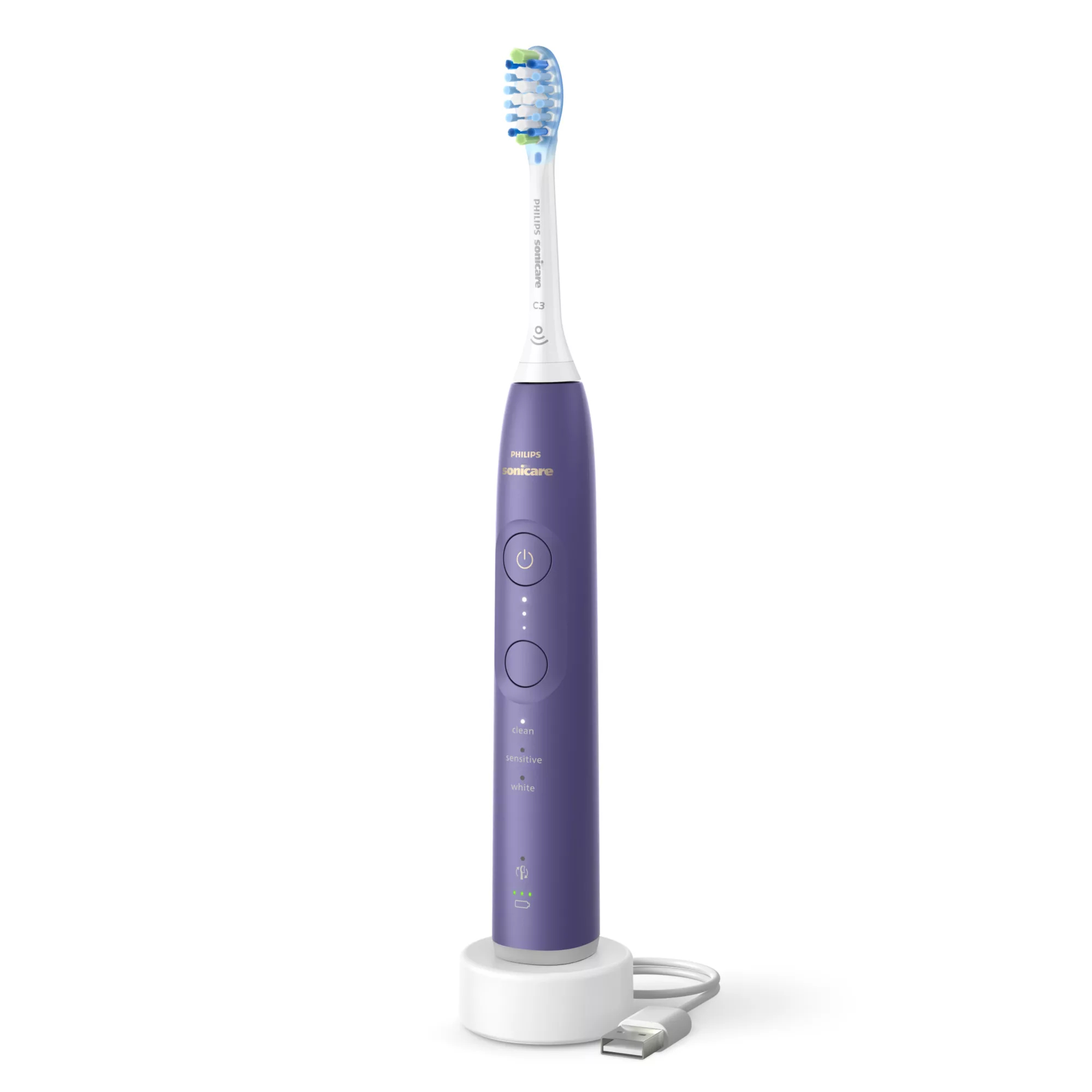 Philips HX7417/05 electric toothbrush Adult Sonic toothbrush Purple – image 1