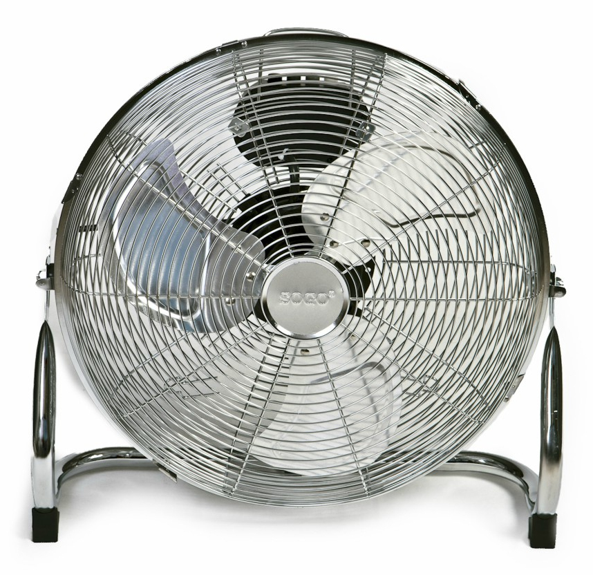 Resim Sogo VEN-SS-21030 Endüstriyel Ayaklı Vantilatör, Krom, 40cm Çap, 90W