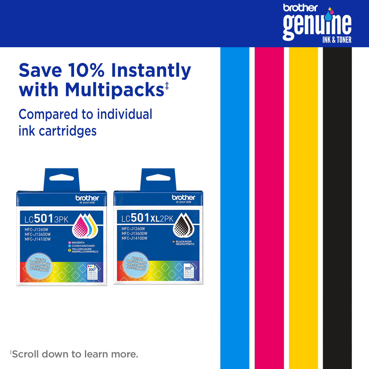Brother LC501XLYS ink cartridge 1 pc(s) Original High (XL) Yield Yellow – image 7