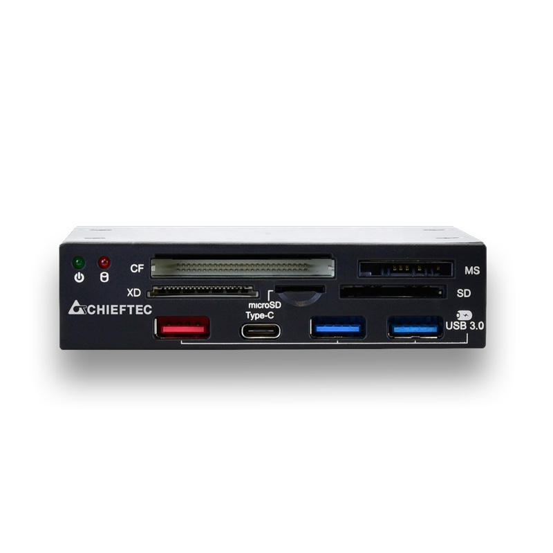 Chieftec CRD-901H card reader Internal Black, Grey – image 2