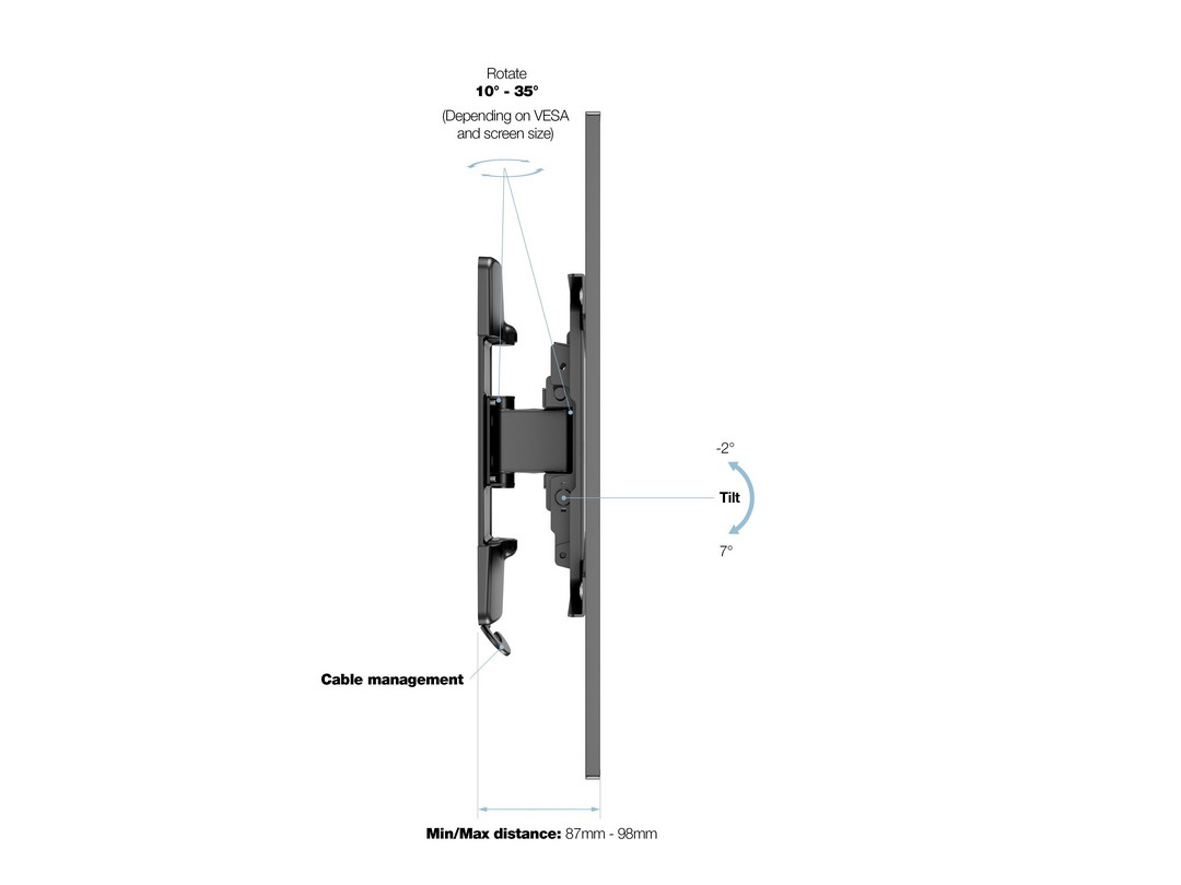 Multibrackets M VESA Flexarm Tilt & Turn I – image 7