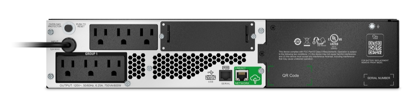 APC SMTL750RM2UCUS uninterruptible power supply (UPS) Line-Interactive 0.75 kVA – image 3