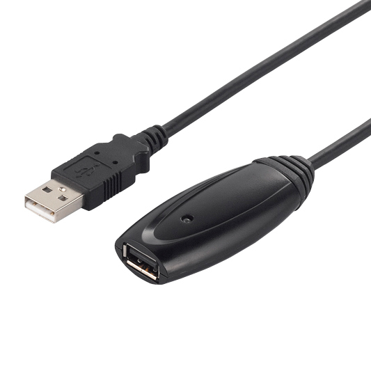 Resim Buffalo BSUAAR250BK USB 2.0 A Erkek - A Dişi Uzatma Kablosu, Siyah, 5m