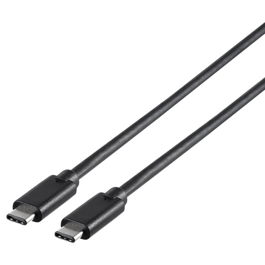 Resim Buffalo 0.5m USB 3.2 Gen 1 (3.1 Gen 1) USB C - USB C Kablo Siyah