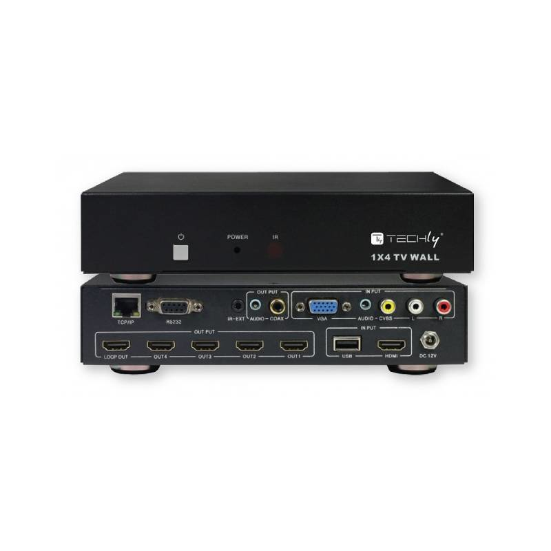 Techly IDATA-HDMI-MX14 bilddelare 4x HDMI