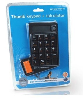 Conceptronic Thumb Keypad + Calculator – image 3