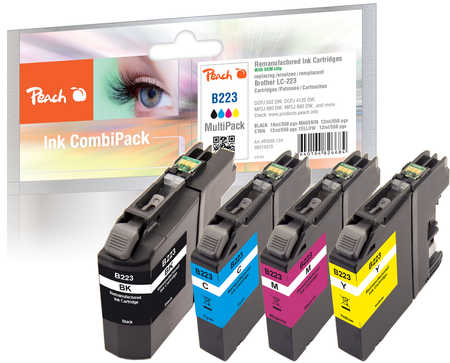 Peach PI500-134 ink cartridge Black, Cyan, Magenta, Yellow