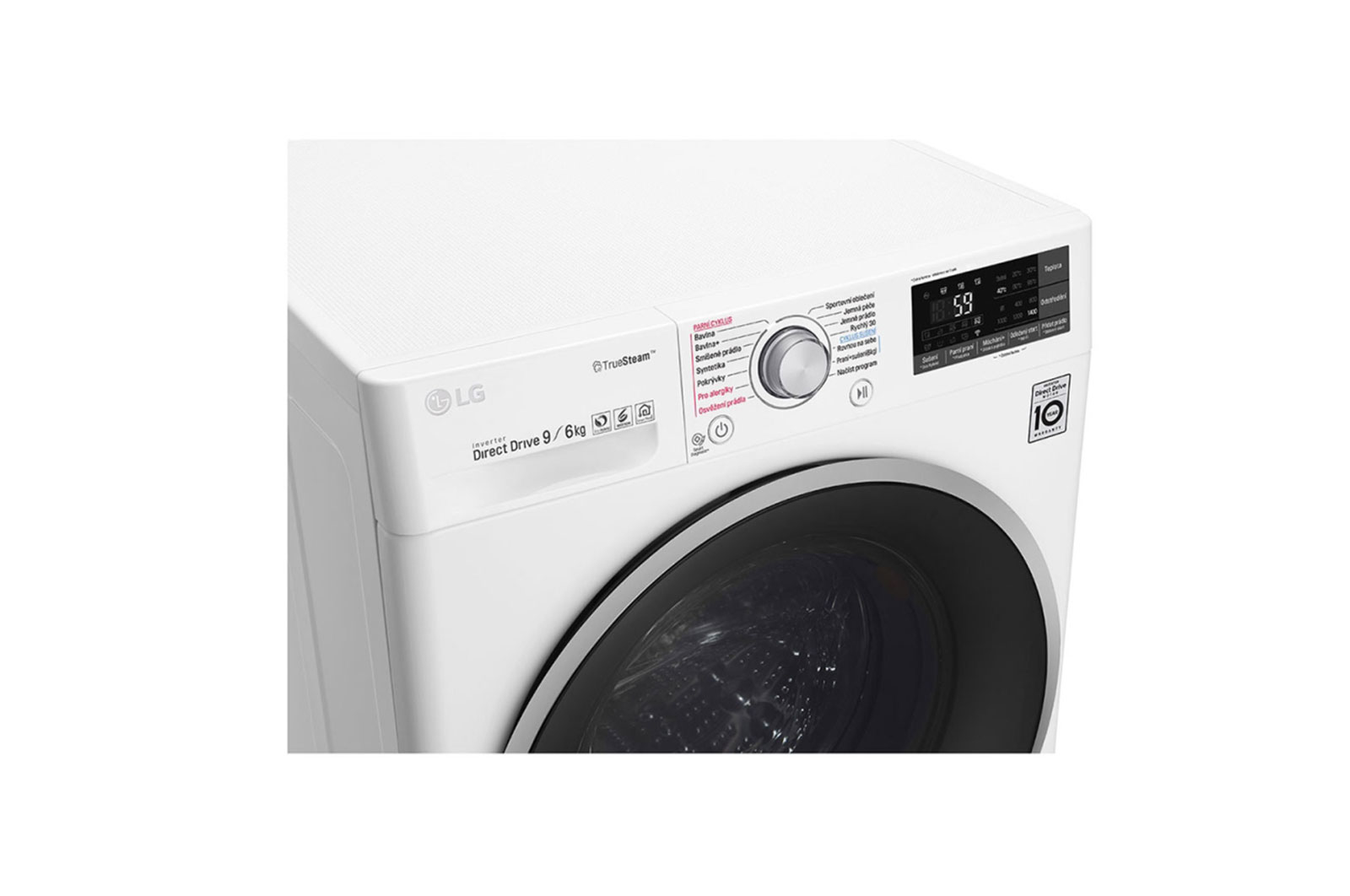 LG F94J6VG0W washer dryer Freestanding Front-load Black, White – image 2