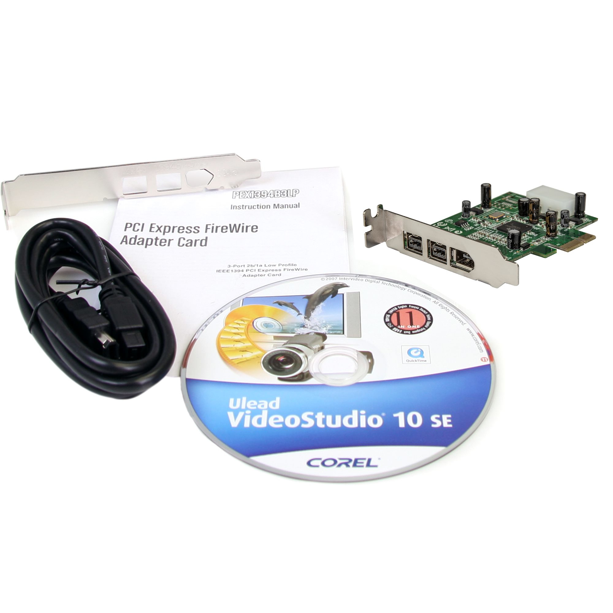 StarTech.com 3 Port 2b 1a Low Profile 1394 PCI Express FireWire Card Adapter – image 4