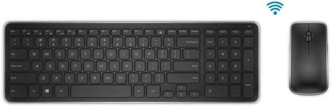 Dell 580-ACZM keyboard Mouse included Universal RF Wireless QWERTY Italian Black – image 2