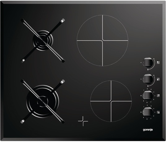 Gorenje GC620AC hob Black Built-in Combi 4 zone(s)
